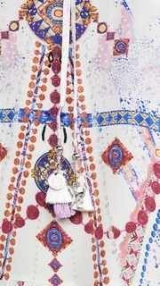 Camilla A-Line Gathered Panel Dress