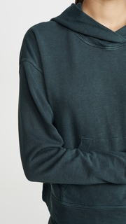 James Perse Relaxed Cropped Hoodie