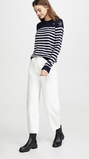 Zadig & Voltaire Miss CP Stripes Cashmere Sweater