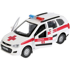 Машинка Технопарк Lada Kalina Cross Скорая, 12 см