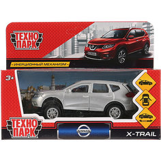 Машина Технопарк Nissan X-Trail, серебряная