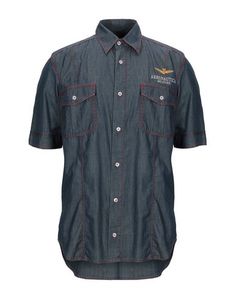 Джинсовая рубашка Aeronautica Militare