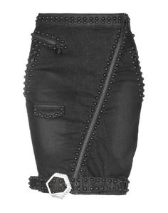 Джинсовая юбка Philipp Plein