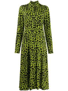 Ultràchic платье-рубашка с леопардовым принтом