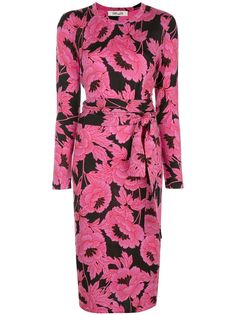 Diane von Furstenberg платье миди Gabel с поясом