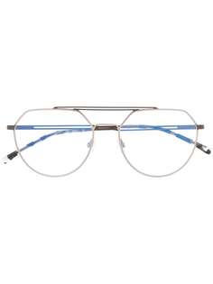 Lacoste очки в контрастной круглой оправе
