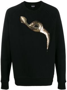 Just Cavalli snake motif sweatshirt