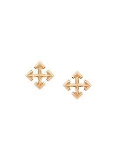 Off-White серьги в форме логотипа Arrow