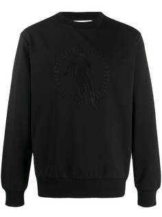 Dirk Bikkembergs embroidered logo sweatshirt