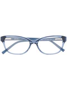DKNY очки в прозрачной оправе кошачий глаз