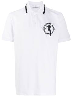 Dirk Bikkembergs embroidered logo polo shirt