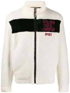 Roberto Cavalli faux-shearling sports jacket