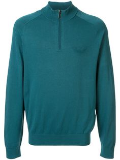 Emporio Armani logo zip-up sweatshirt