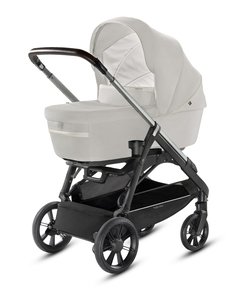 Коляска Inglesina Aptica System Duo 2в1 Iceberg Grey на шасси Black Coffee, белый