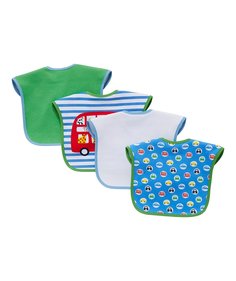 Слюнявчики Mothercare "Кубики", 4 шт. в упаковке