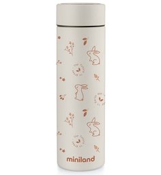 Детский термос для еды и жидкостей Miniland Natur Thermos Bunny "Зайчик", 450 мл