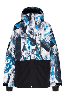 Сине-бело-черная сноубордическая куртка Mission Quiksilver