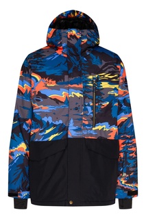 Разноцветная сноубордическая куртка Mission Quiksilver