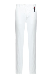 Белые брюки с брелоком Marco Pescarolo