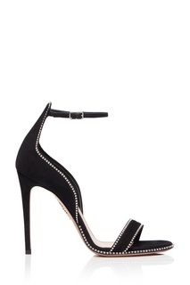 Замшевые босоножки Satine Crystal Sandal Aquazzura