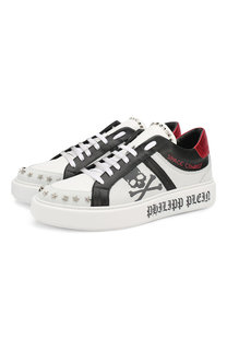 Кожаные кеды Philipp Plein
