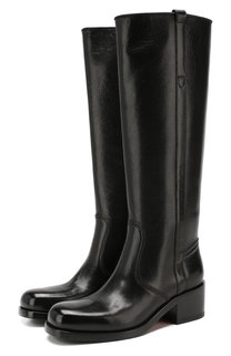 Кожаные сапоги Santoni