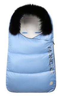 Конверт с меховой отделкой Moncler Enfant