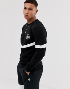 Свитер с круглым вырезом и шевронным рисунком Hype