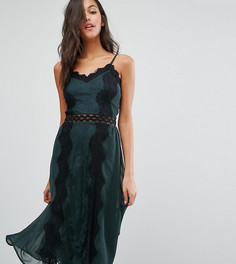 Платье на бретельках с кружевными вставками Miss Selfridge
