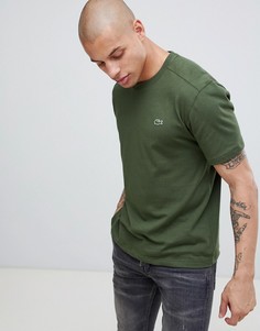 Зеленая футболка с логотипом Lacoste Sport