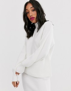 Джемпер кремового цвета Bershka