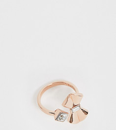 Позолоченное кольцо с кристаллом Swarovski от Ted Baker