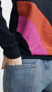 FREECITY Rainbow Raglan Sweatshirt