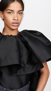 Marques Almeida Pleated Cape Top