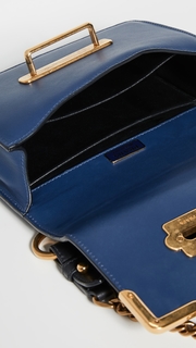 What Goes Around Comes Around Prada Navy Crossbody Bag