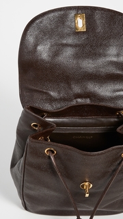 What Goes Around Comes Around Chanel Brown Caviar Backpack