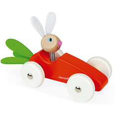 Каталка-машинка для малышей "Кролик" Janod