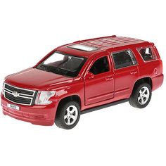 Металлическая машинка Технопарк Chevrolet Tahoe, красная