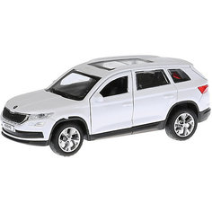 Металлическая машинка Технопарк Skoda Kodiaq, белая