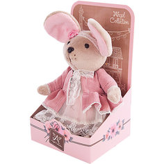Мягкая игрушка Angel Collection Мышка шарнирная "Розочка", 25 см
