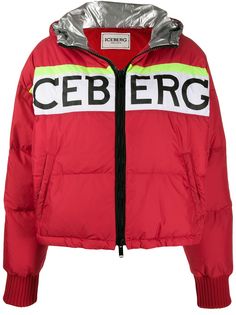 Iceberg пуховик с логотипом