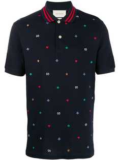 Gucci рубашка-поло с логотипом