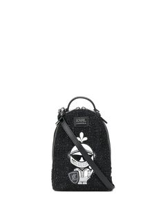 Karl Lagerfeld твидовый рюкзак K/Treasure