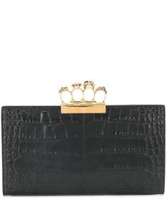 Alexander McQueen фактурный клатч