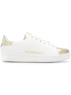 Emporio Armani кроссовки с отделкой