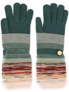 Missoni Knit Gloves with Button