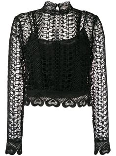 Temperley London блузка Sunbird с вышивкой