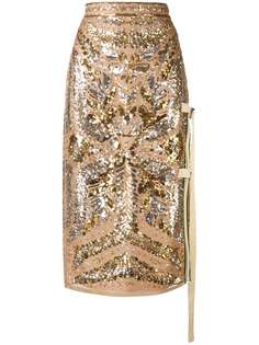 Nº21 юбка с пайетками