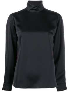 Cédric Charlier bird print vented blouse
