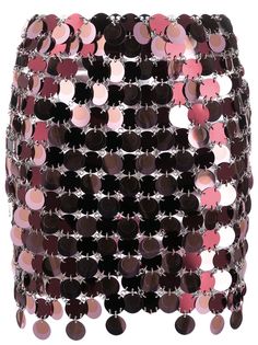 Paco Rabanne embellished mini skirt